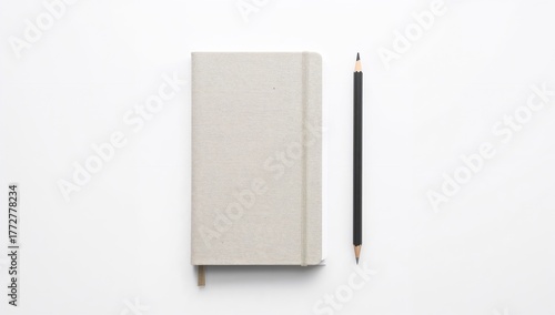 Notebook and pencil set aga...