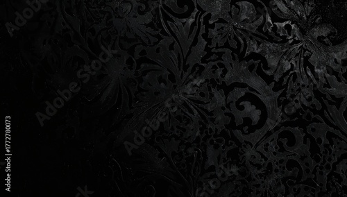 Deep black velvet texture, ideal for editorial header background
