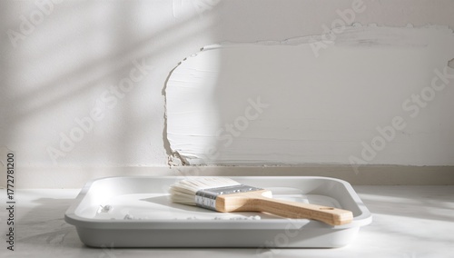 DIY home improvement scene ...