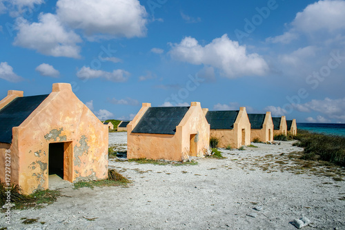 Historical slave houses on Bonaire