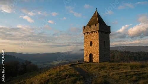 Ancient stone fortification...