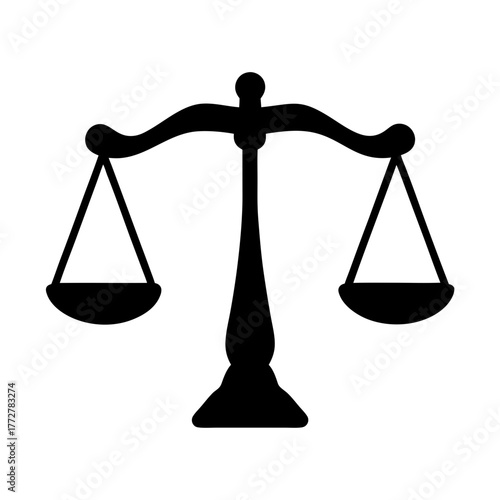 Symbol of justice scales representing fairness, balance, and legal system authority