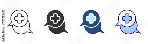 Consult Icon Set. Designed In Multi Style