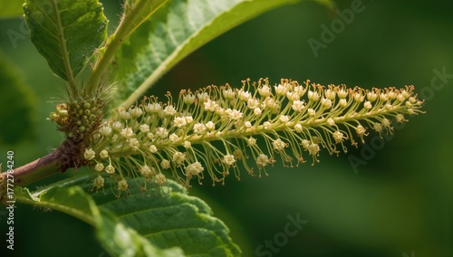 Flower Cluster of Red Mulberry