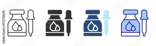 Serum Icon Set. Designed In Multi Style
