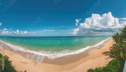 Exquisite beach with tropic...
