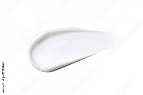 Isolated smear of white cos...
