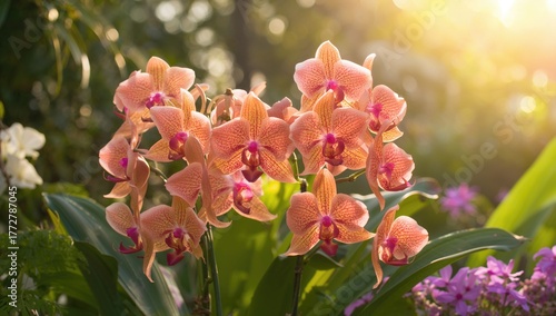Dendrobium orchids blooming...