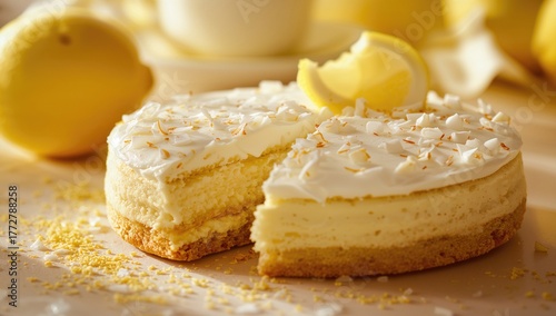 Coconut-covered lemon cooki...