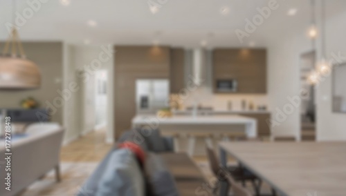 Blurred view of a contempor...