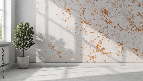 Autumn-themed studio space ...