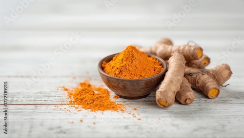 Aromatic turmeric powder wi...