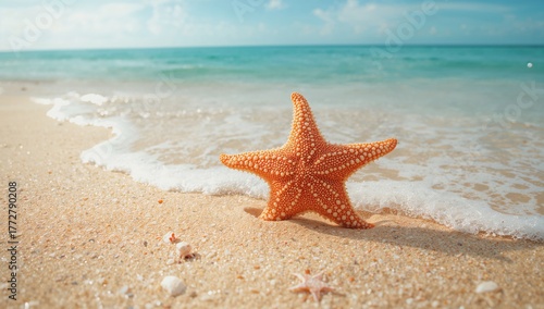 Seaside Starfish Resting on...