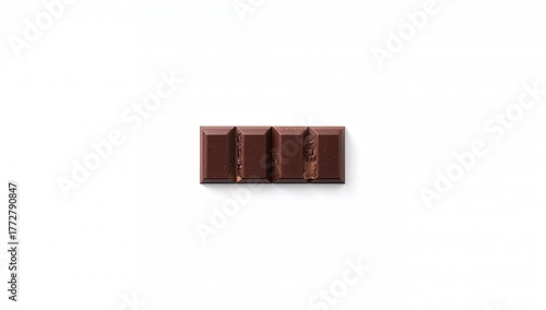 Bars of dark chocolate on a...