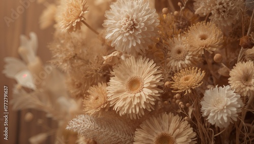 Vintage-style dried flower ...