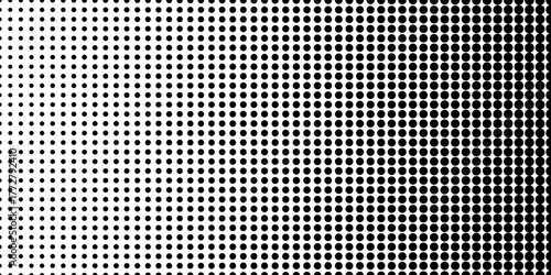 Abstract circle geometric pattern background. circular Half Tone Texture. Minimal Style Dynamic Technology Wallpaper which is currently popular. Vector illustration for cover, poster, paper, web.	