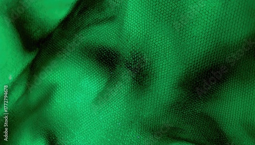 Dynamic green and black abs...