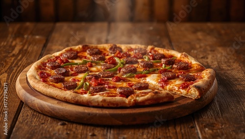Spicy Sausage and Chili Pep...