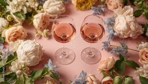 Delicious rosÃ© served in g...