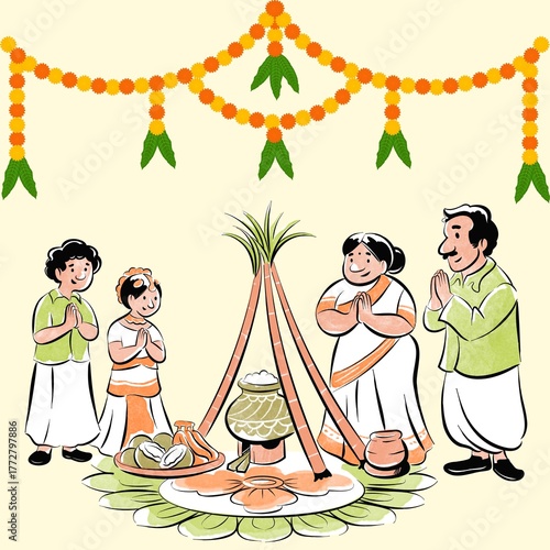 Magh Bihu festival celebration with bonfire and traditional food