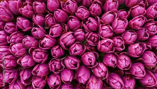 Vibrant purple and pink tul...