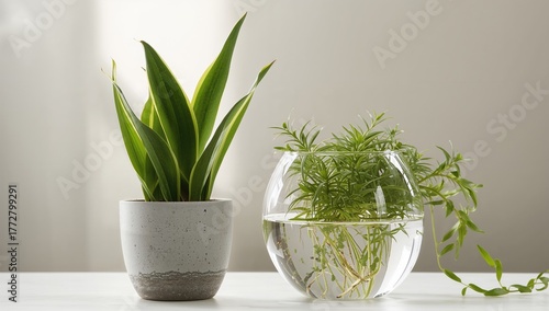 Mini aquatic Sansevieria Tr...
