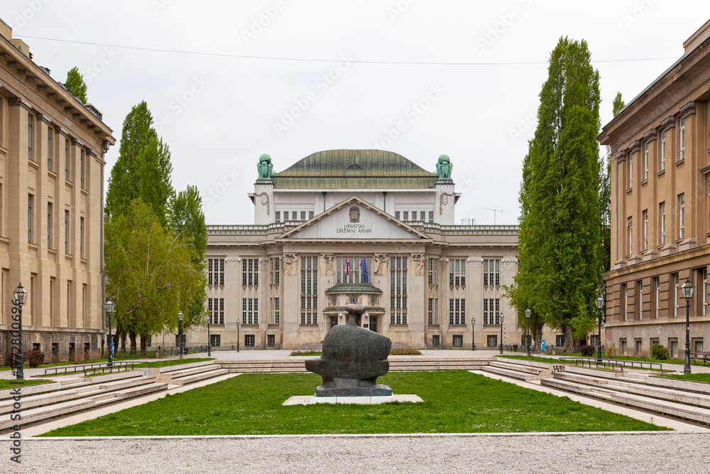 Fototapeta premium The Croatian State Archives in Zagreb