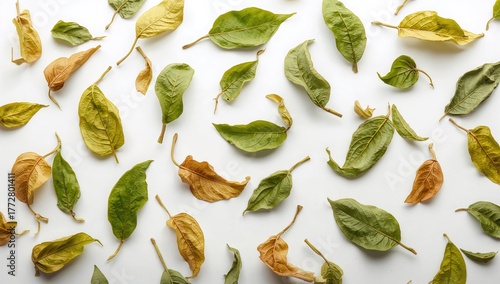 Tamarind Leaves Isolated on...