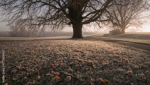 Initial frost covering the ...