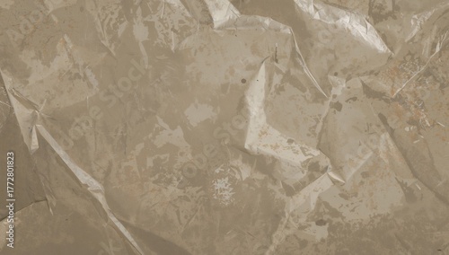 Worn-out surface of synthet...