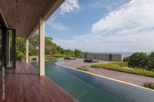Contemporary seaside reside...