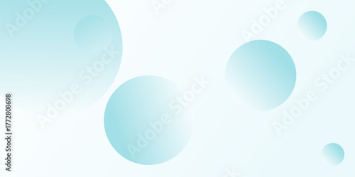 Super ball abstract Background. Soft Gradient with minimal bounce ball with shadow and light effect. modern