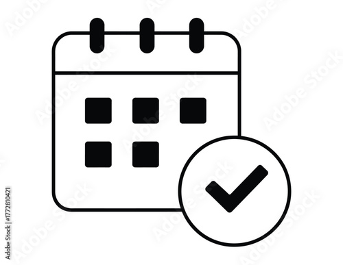 Schedule your tasks with a simple calendar icon, track project progress, organize meetings with a clear checklist, boost productivity, and stay on top of deadlines with ease