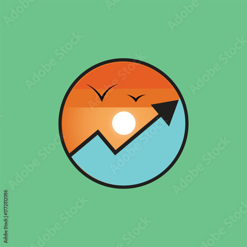 vector illustration of a cartoon face