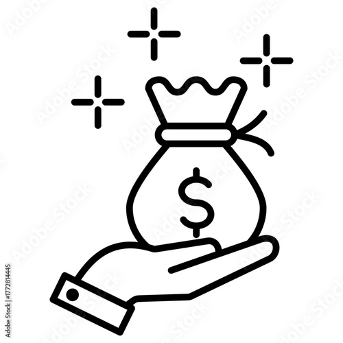 Profit Outline Icon