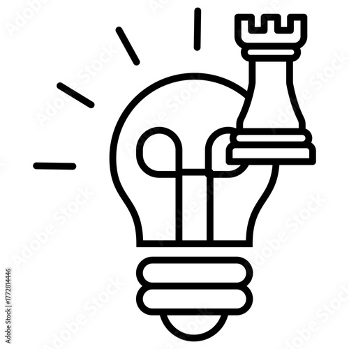 Innovation Strategy Outline Icon