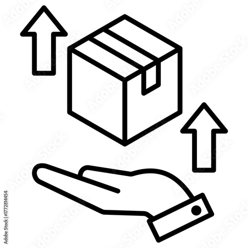 Upselling Outline Icon