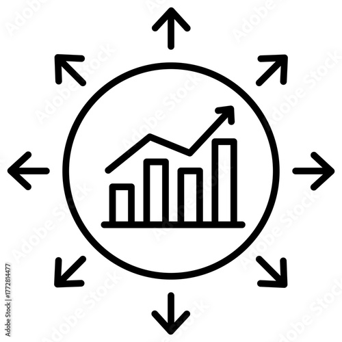 Expansion Outline Icon