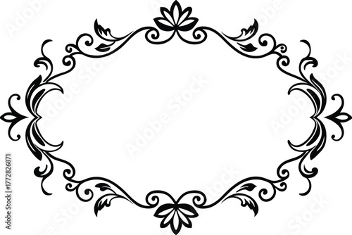 Adobe Illustrator Artwork Vintage Ornamental Border and Frame 