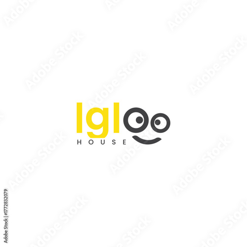 A vector illustration of a minimalist Real Estate business logo icon and symbol concept for a web design button sign