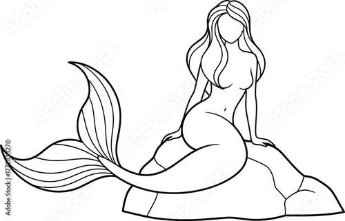 Mermaid mythical creature sea ocean fantasy tale legend siren underwater myth