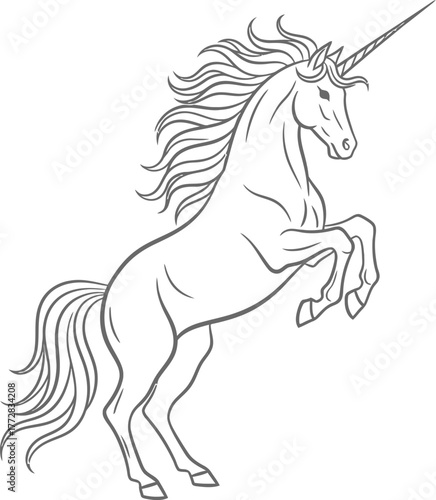 Unicorn horse mythical creature fantasy magic horn white animal fairytale legend