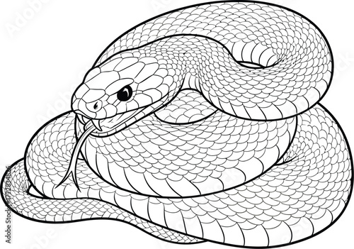 Snake reptile serpent viper animal wildlife nature predator danger venomous scales