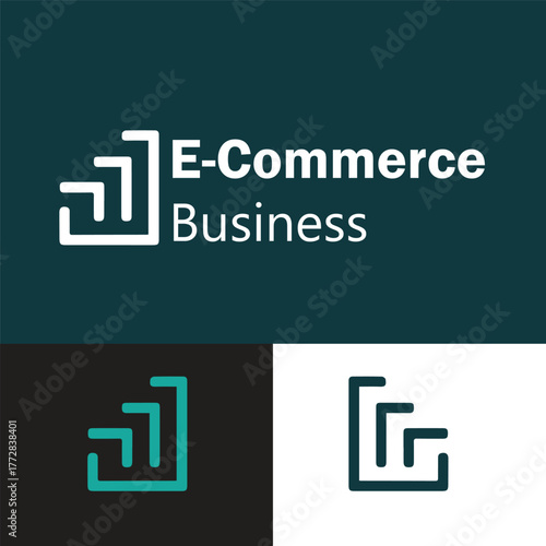 E-Commerce Business Unique Logo Design