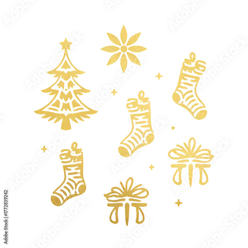 Set of Christmas icons - 58
