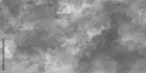 Dark Gray Cloud Texture Background. Black and White Cloud Texture. cloudscape of rain and storm clouds 3d illustration transparent background clip art. Pattern Backdrop Wallpaper .