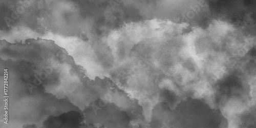 Dark Gray Cloud Texture Background. Black and White Cloud Texture. cloudscape of rain and storm clouds 3d illustration transparent background clip art. Pattern Backdrop Wallpaper .