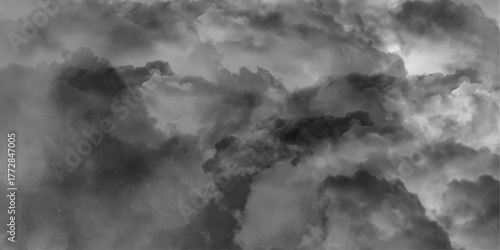 Dark Gray Cloud Texture Background. Black and White Cloud Texture. cloudscape of rain and storm clouds 3d illustration transparent background clip art. Pattern Backdrop Wallpaper .