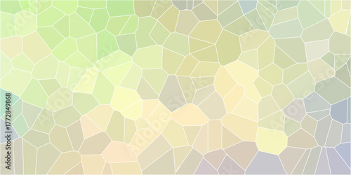 Abstract crystalized broken glass and lines background. Pastel light mint colors stone tile pattern. Cement kitchen decor. Mint marble bath floor. Fabric vintage print. vector illustration.	