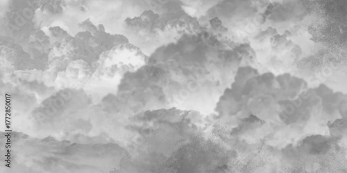 Dark Gray Cloud Texture Background. Black and White Cloud Texture. cloudscape of rain and storm clouds 3d illustration transparent background clip art. Pattern Backdrop Wallpaper .